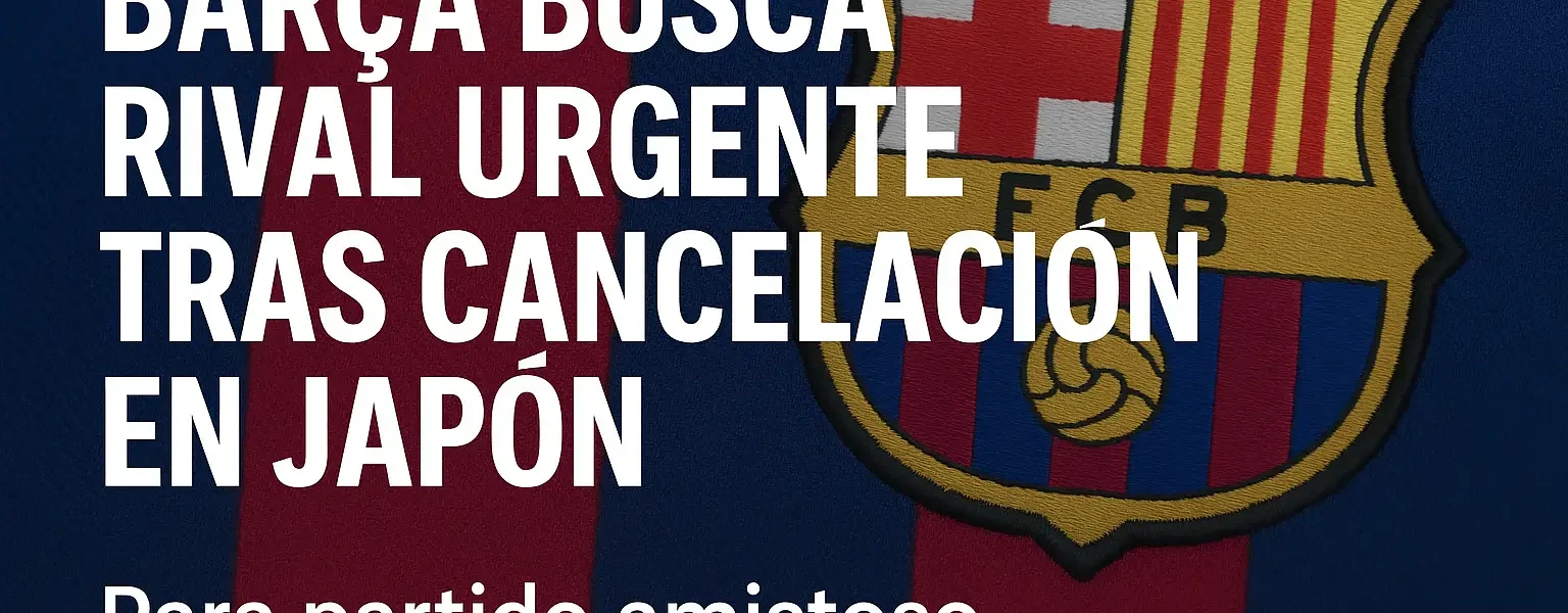 El fc barcelona busca rival urgente