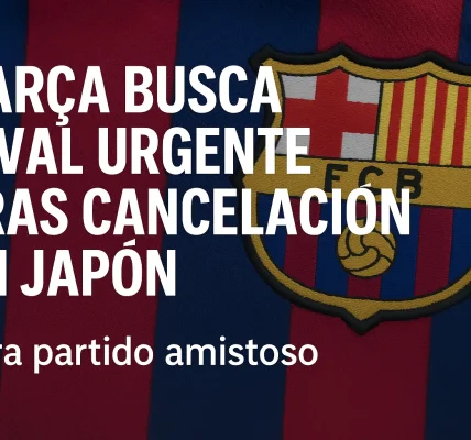 El fc barcelona busca rival urgente